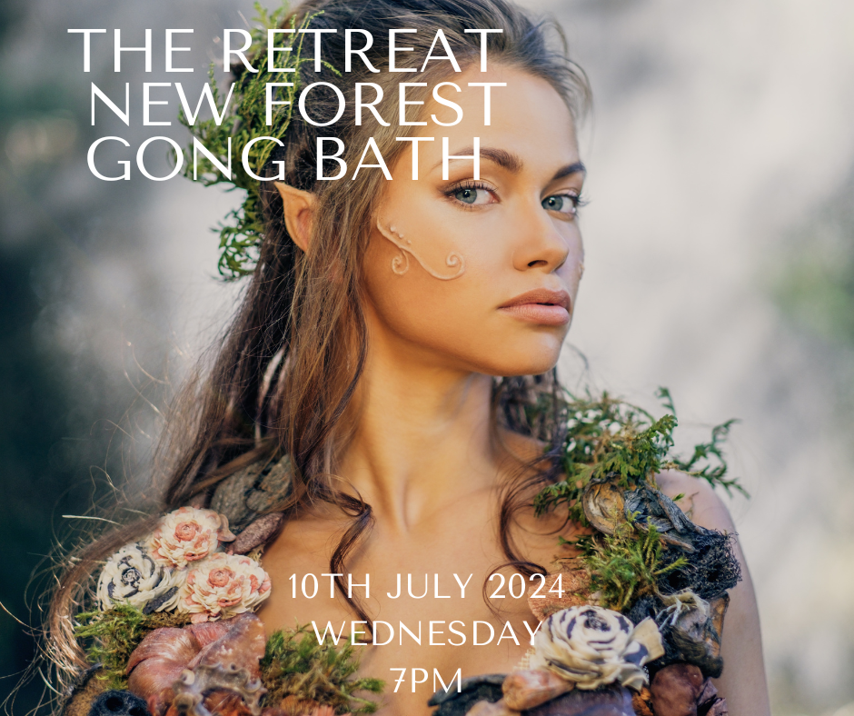 Gong Bath with Scania at the retreat New Forest. Gong Baths and sound baths are helpful for relaxation 