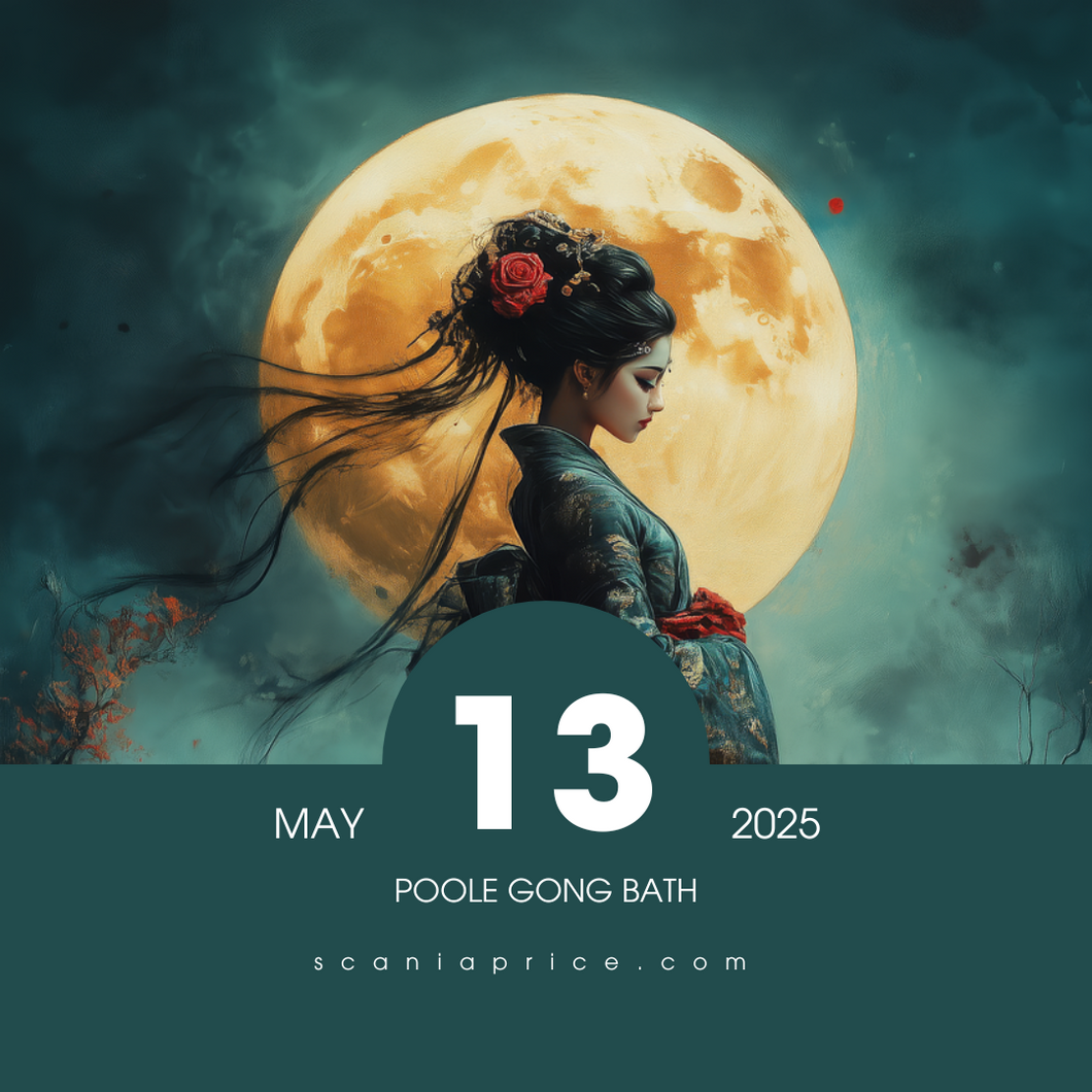 Poole Flower Full Moon Gong Bath May 13th 7pm