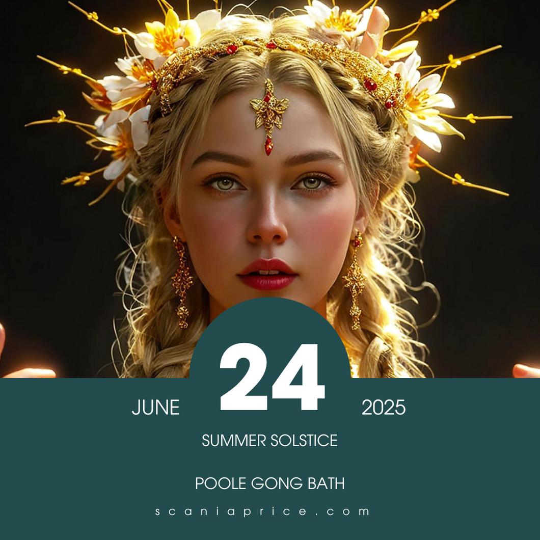 summer solstice gong bath with Scania in Poole