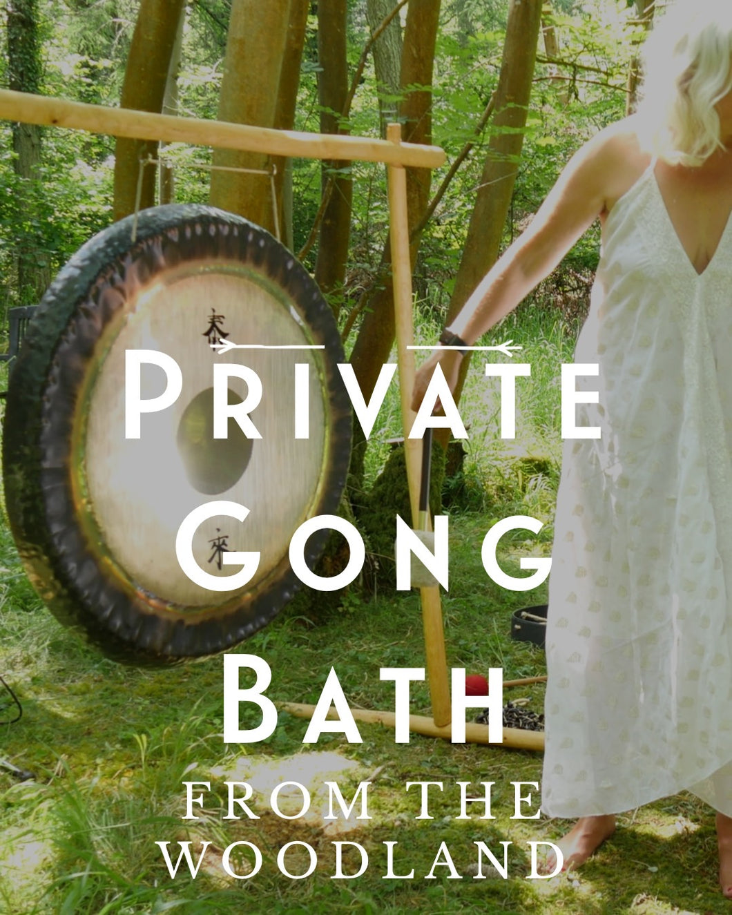 Hire Scania for a Private Gong Bath in Gaunts House Woodland